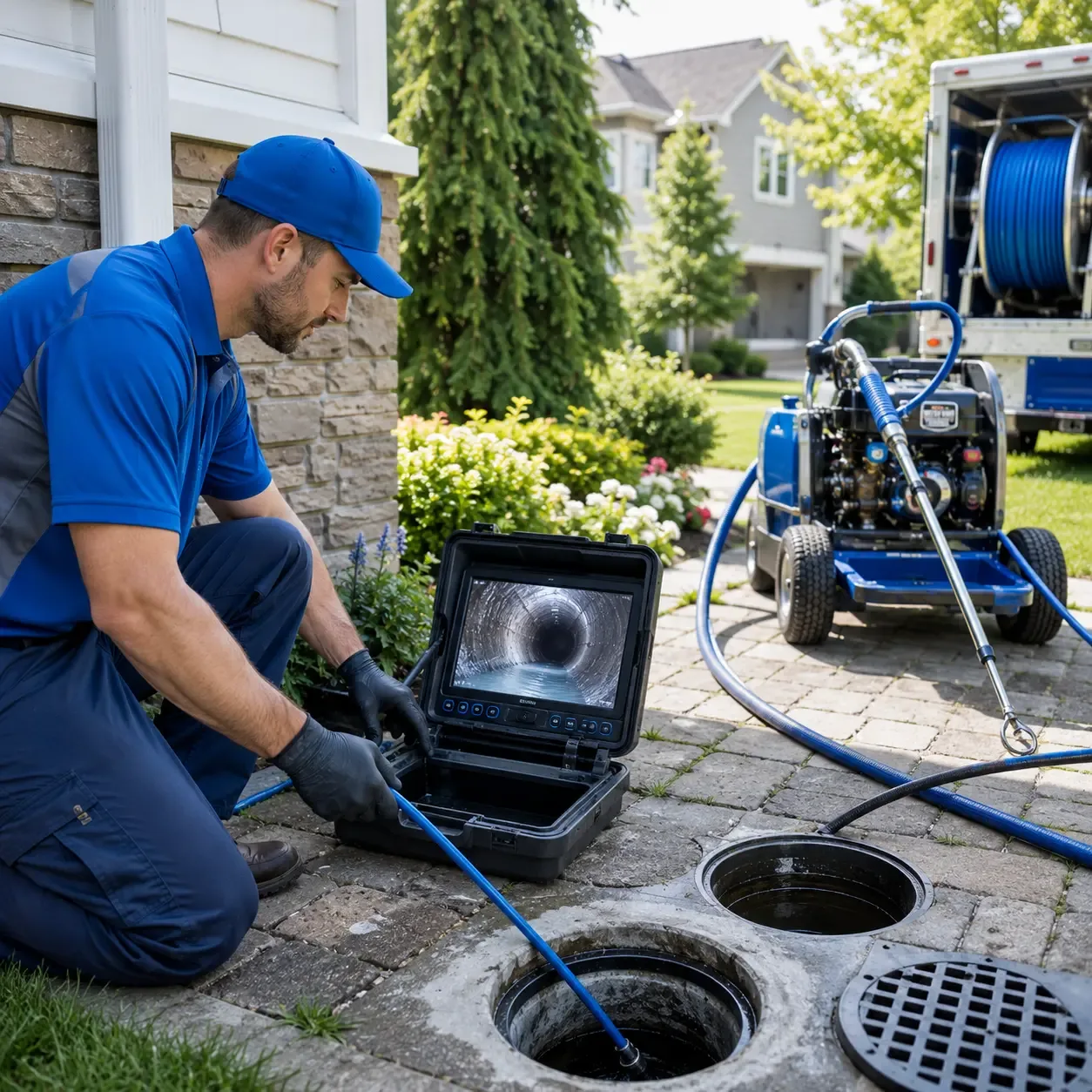 Outdoor drain cleaning professionals serving Reynolds Station, KY